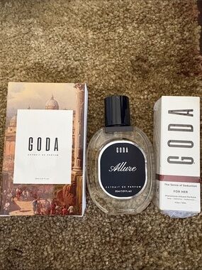 GODA SET: Allure Extrait de Parfum for Women AND GODA pheromone perfume